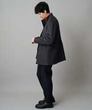 KHJLA20139 a.v.v MEN(アー・ヴェ・ヴェ) 【軽撥水/防風】SORONA中綿スタンドブルゾン ブラック