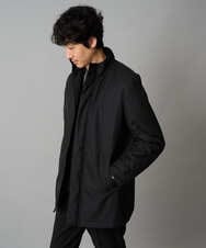 KHJLA20139 a.v.v MEN(アー・ヴェ・ヴェ) 【軽撥水/防風】SORONA中綿スタンドブルゾン ブラック
