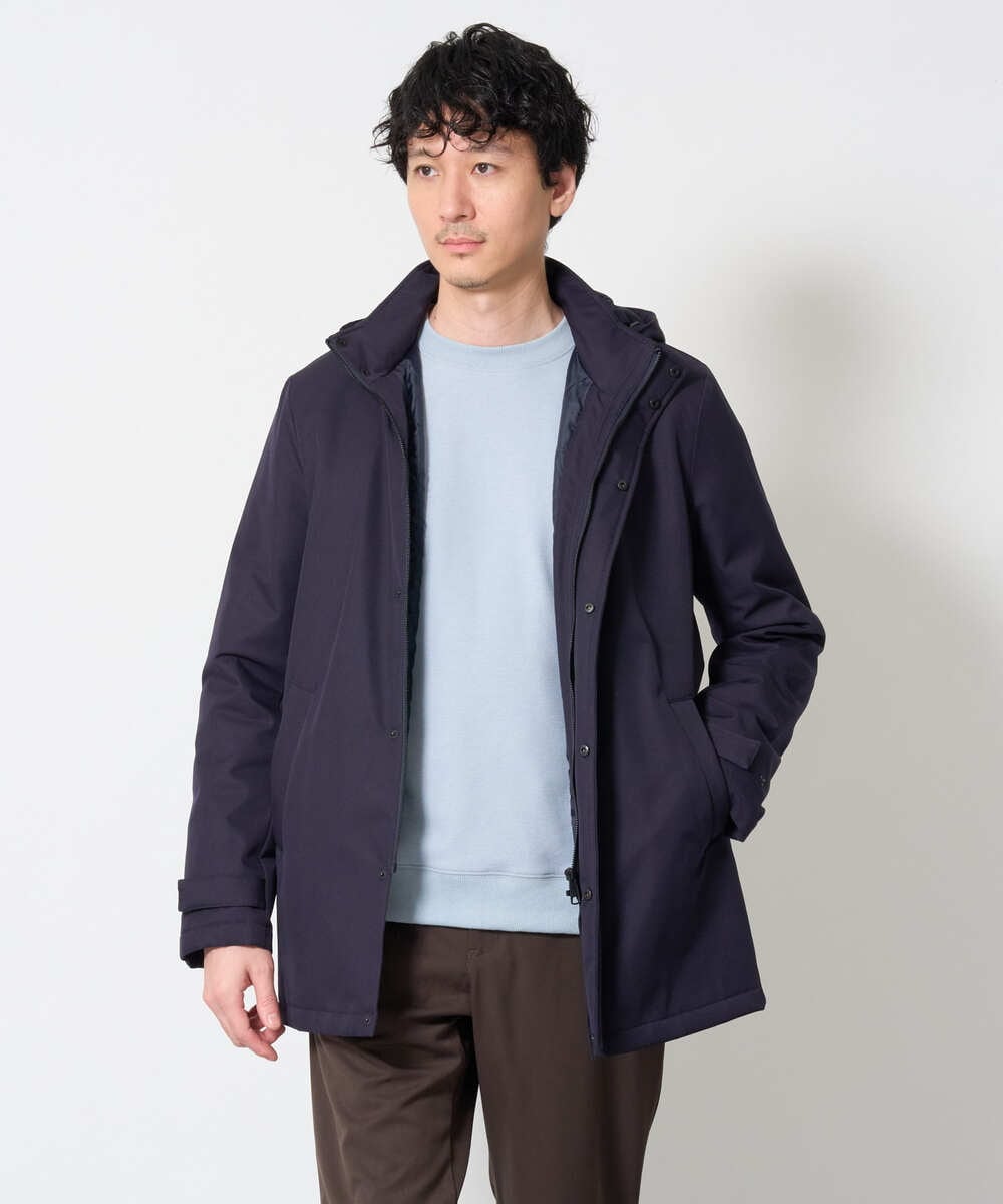 KHJLD20149 a.v.v MEN(アー・ヴェ・ヴェ) SORONA中綿スタンドブルゾン ダークグレー