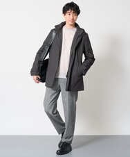 KHJLD20149 a.v.v MEN(アー・ヴェ・ヴェ) SORONA中綿スタンドブルゾン ダークグレー