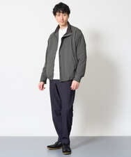 KHJLD29149 a.v.v MEN(アー・ヴェ・ヴェ) ウラメッシュナイロンストレッチスタンドブルゾン カーキ