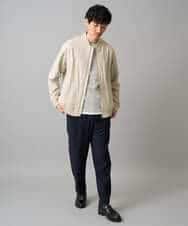 KHKED04049 a.v.v MEN(アー・ヴェ・ヴェ) ＼秋のライトアウター映えカットソー／変形ヘリンボンフェイクレイヤードカットソー【イージーケア/洗濯機で洗える/毛玉になりにくい】 グレー