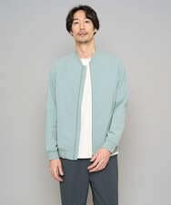 KHKFD13049 a.v.v MEN(アー・ヴェ・ヴェ) ＼秋の上品見えカットソー／タックジャカードクルーネックプルオーバー【イージーケア/洗濯機で洗える/毛玉になりにくい】 アイボリー