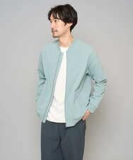 KHKFD13049 a.v.v MEN(アー・ヴェ・ヴェ) ＼秋の上品見えカットソー／タックジャカードクルーネックプルオーバー【イージーケア/洗濯機で洗える/毛玉になりにくい】 アイボリー