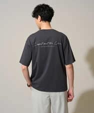 KHKGD19049 a.v.v MEN(アー・ヴェ・ヴェ) 【コラボ/接触冷感】フォトグラファーコラボワイドシルエットカットソー ホワイト