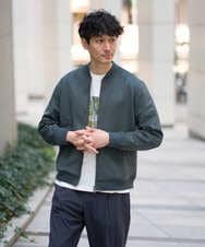 KHKGD19049 a.v.v MEN(アー・ヴェ・ヴェ) 【コラボ/接触冷感】フォトグラファーコラボワイドシルエットカットソー ホワイト