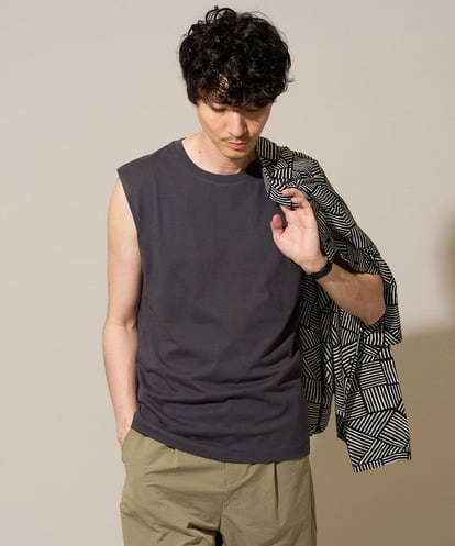 KHKGD39019 a.v.v MEN 【接触冷感】ノースリーブカットソー