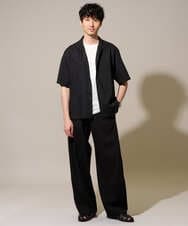 KHKGD39019 a.v.v MEN(アー・ヴェ・ヴェ) 【接触冷感】ノースリーブカットソー ブラック