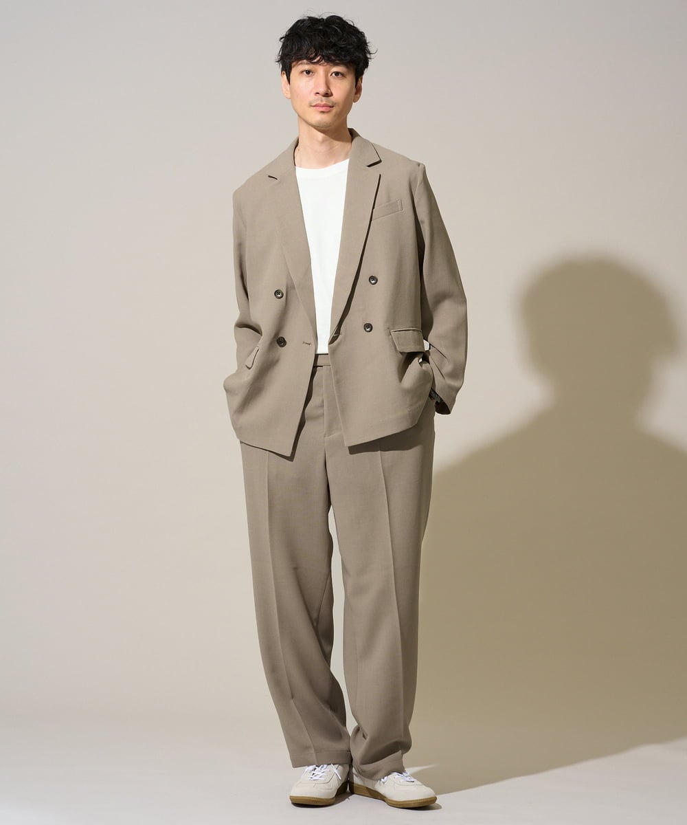KHKGD40039 a.v.v MEN(アー・ヴェ・ヴェ) ＼累計28,000枚販売！／究極の無地Ｔ シルケットスムースシルエットカットソ ー【接触冷感 / UVカット/洗濯機で洗える/毛玉になりにくい】 ブラック