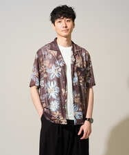 KHKGD40039 a.v.v MEN(アー・ヴェ・ヴェ) ＼累計28,000枚販売！／究極の無地Ｔ シルケットスムースシルエットカットソ ー【接触冷感 / UVカット/洗濯機で洗える/毛玉になりにくい】 ブラック