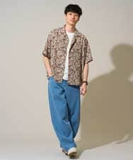 KHKGD40039 a.v.v MEN(アー・ヴェ・ヴェ) ＼累計28,000枚販売！／究極の無地Ｔ シルケットスムースシルエットカットソ ー【接触冷感 / UVカット/洗濯機で洗える/毛玉になりにくい】 ブラック