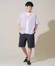 KHKGD40039 a.v.v MEN(アー・ヴェ・ヴェ) ＼累計28,000枚販売！／究極の無地Ｔ シルケットスムースシルエットカットソ ー【接触冷感 / UVカット/洗濯機で洗える/毛玉になりにくい】 ブラック