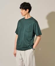 KHKGD40039 a.v.v MEN(アー・ヴェ・ヴェ) ＼累計28,000枚販売！／究極の無地Ｔ シルケットスムースシルエットカットソ ー【接触冷感 / UVカット/洗濯機で洗える/毛玉になりにくい】 ブラック