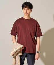 KHKGD40039 a.v.v MEN(アー・ヴェ・ヴェ) ＼累計28,000枚販売！／究極の無地Ｔ シルケットスムースシルエットカットソ ー【接触冷感 / UVカット/洗濯機で洗える/毛玉になりにくい】 ブラック