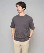 KHKGD40039 a.v.v MEN(アー・ヴェ・ヴェ) ＼累計28,000枚販売！／究極の無地Ｔ シルケットスムースシルエットカットソ ー【接触冷感 / UVカット/洗濯機で洗える/毛玉になりにくい】 ブラック