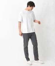 KHKGV40034 a.v.v MEN(アー・ヴェ・ヴェ) 【定番アイテム】ハイクオリティーコットンシルケットTシャツ ミント