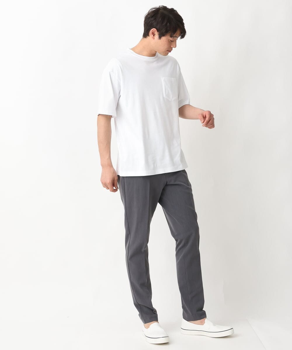 KHKGV40034 a.v.v MEN(アー・ヴェ・ヴェ) 【定番アイテム】ハイクオリティーコットンシルケットTシャツ ミント