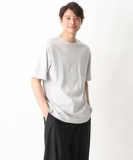 KHKGV40034 a.v.v MEN(アー・ヴェ・ヴェ) 【定番アイテム】ハイクオリティーコットンシルケットTシャツ ミント