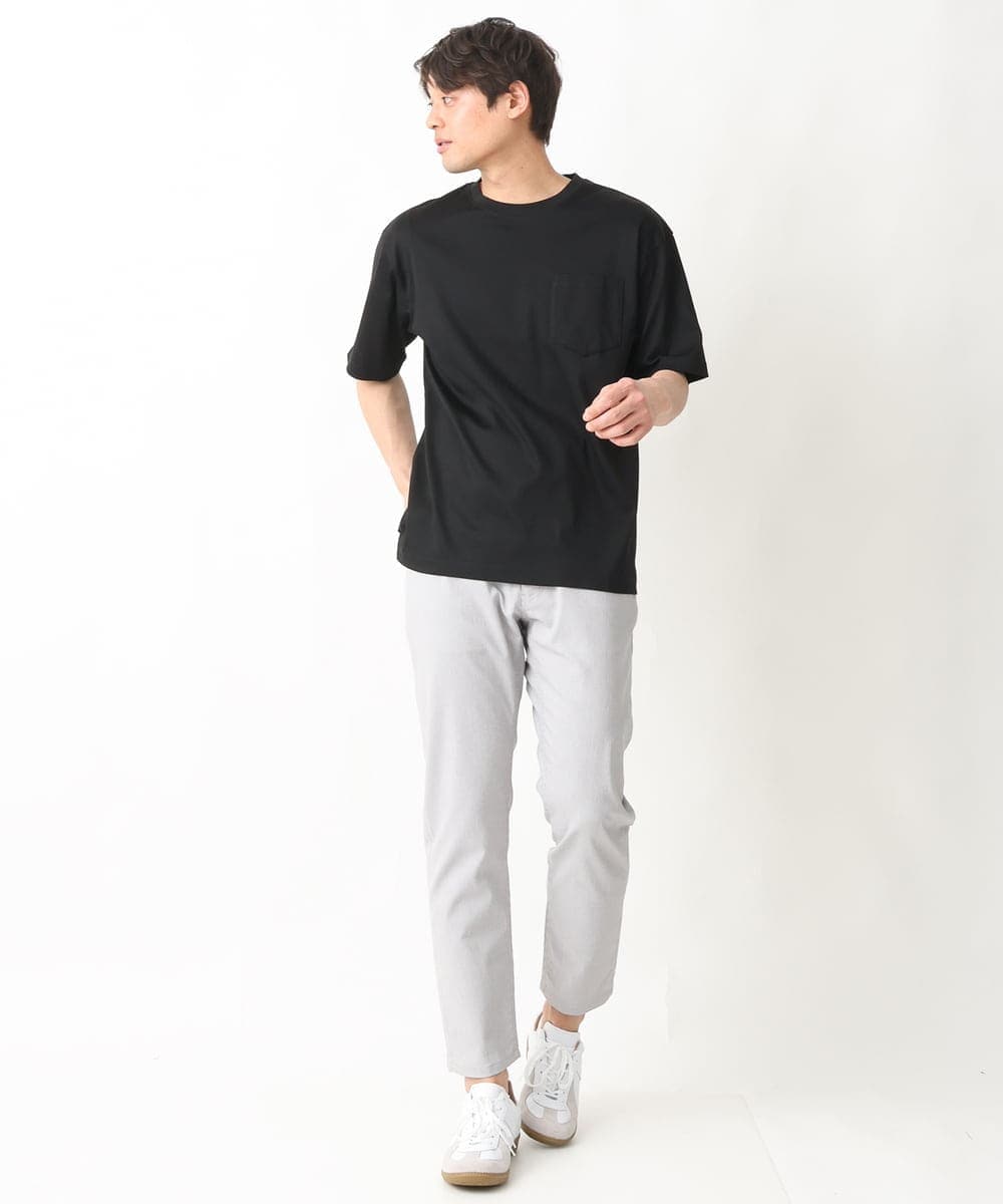 KHKGV40034 a.v.v MEN(アー・ヴェ・ヴェ) 【定番アイテム】ハイクオリティーコットンシルケットTシャツ ミント