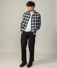 KHKGV40034 a.v.v MEN(アー・ヴェ・ヴェ) 【定番アイテム】ハイクオリティーコットンシルケットTシャツ ミント