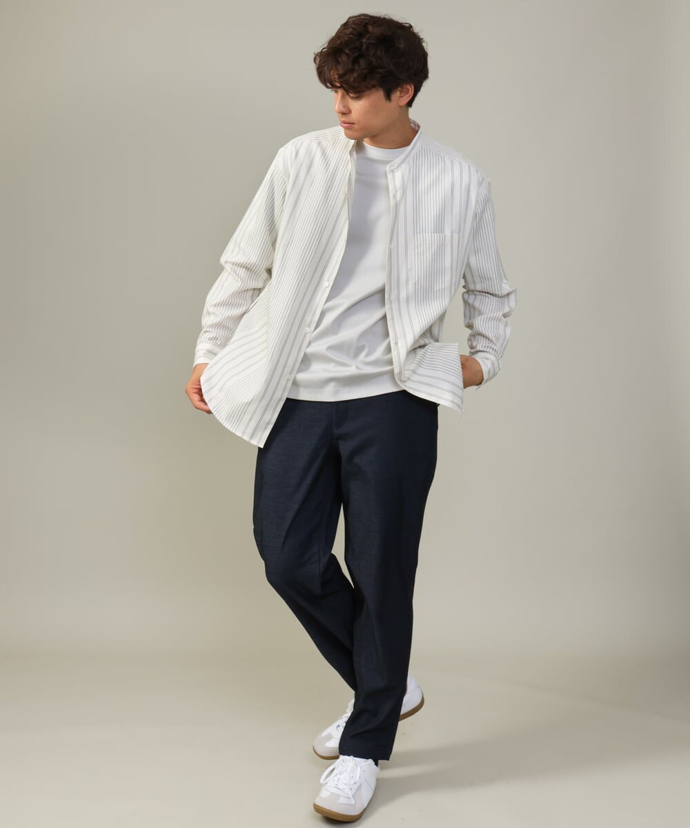 KHKGV40034 a.v.v MEN(アー・ヴェ・ヴェ) 【定番アイテム】ハイクオリティーコットンシルケットTシャツ ミント