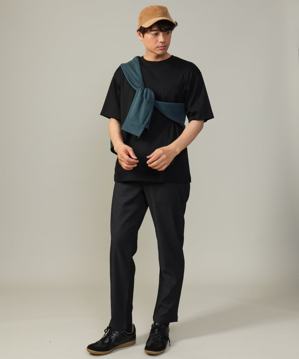 KHKGV40034 a.v.v MEN(アー・ヴェ・ヴェ) 【定番アイテム】ハイクオリティーコットンシルケットTシャツ ミント