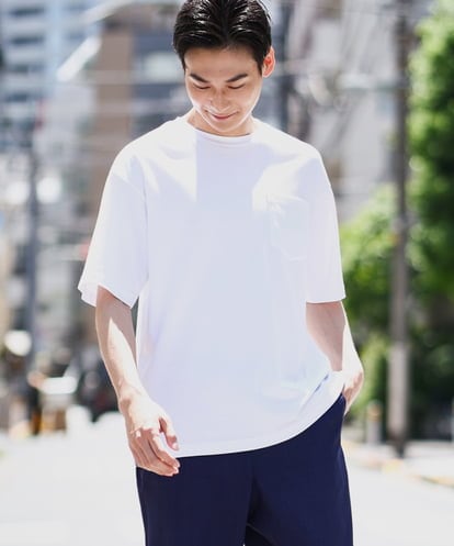 KHKGV40034  【定番アイテム】ハイクオリティーコットンシルケットTシャツ