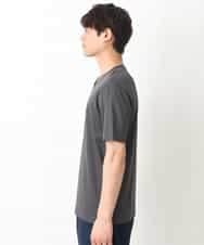 KHKGV41034 a.v.v MEN(アー・ヴェ・ヴェ) 【定番アイテム】ハイクオリティーコットンシルケットＶネックＴシャツ ダークグレー