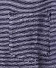 KHKHD46059 a.v.v MEN(アー・ヴェ・ヴェ) ＼シンプルすぎない大人の表情／ハニカムウラボーダーポロシャツ【接触冷感/洗濯機で洗える/イージーケア/ストレッチ】 ブラック