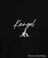 KHKJA19059 a.v.v MEN(アー・ヴェ・ヴェ) KANGOLスクエアプリントロングシルエットカットソー ブラック