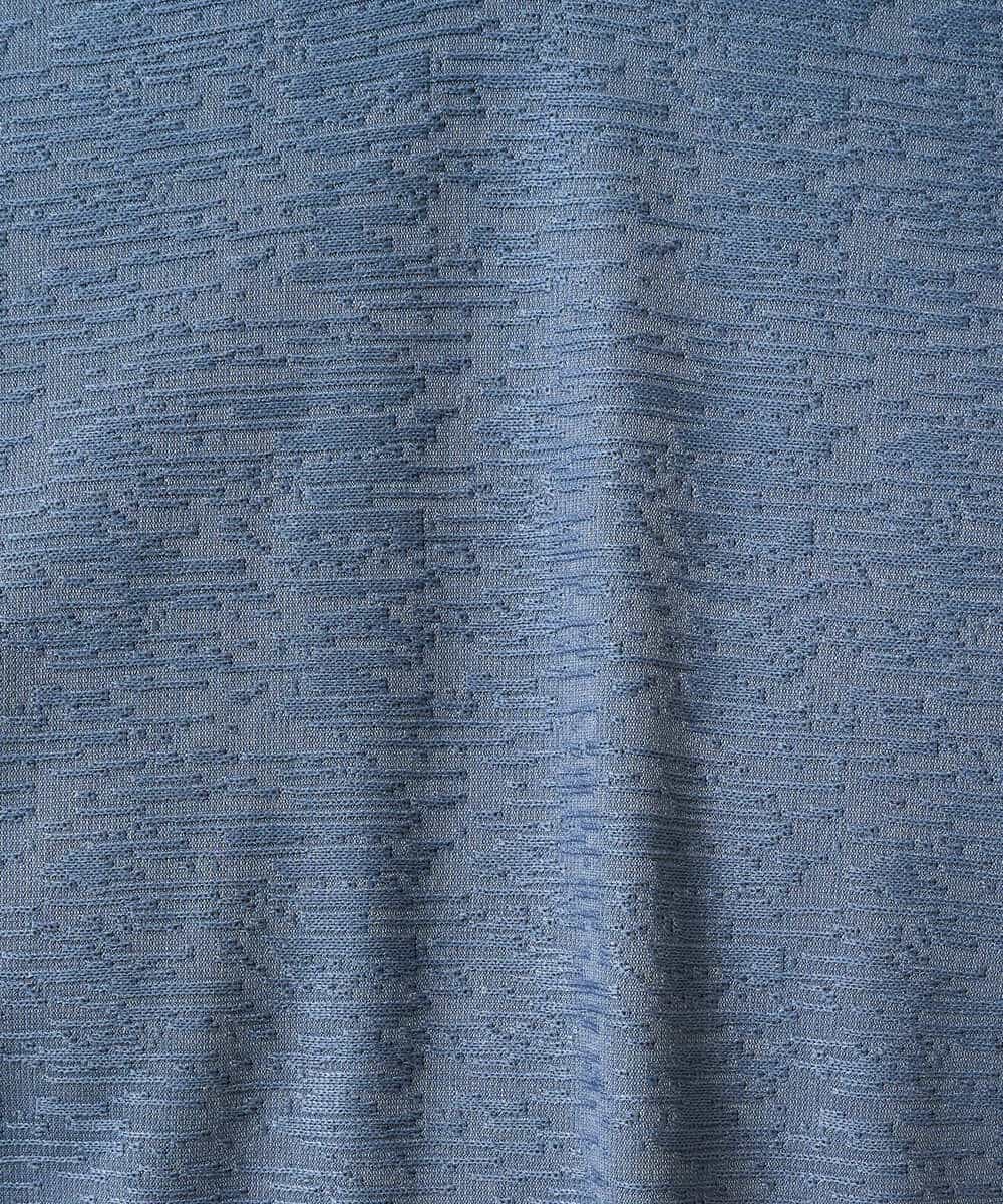 KHKJA73044 a.v.v MEN(アー・ヴェ・ヴェ) 【ジャケット映え】針抜きジャカードＶネックＴシャツ【洗濯機で洗える/毛玉になりにくい】通勤/ビジネス/ジャケット〈ON/OFF SERIES〉 ブラック