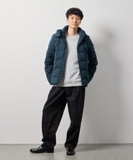 KHKLD45054 a.v.v MEN(アー・ヴェ・ヴェ) 【イージーケア/洗濯機で洗える/毛玉になりにくい】シャギーシャークワイドシルエットプルオーバー ブラック