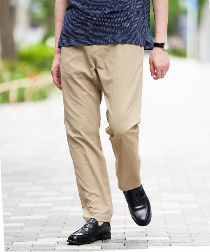 KHLED06069 a.v.v MEN 【イージーケア/洗濯機で洗える/毛玉になりにくい/ストレッチ】チノストレッチパンツ