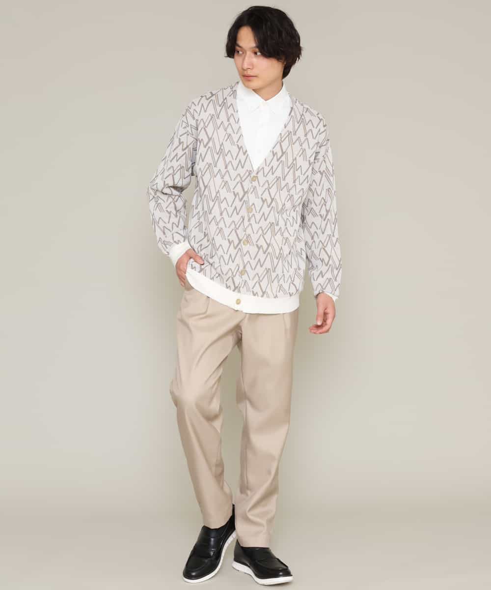 KHLES03059 a.v.v MEN(アー・ヴェ・ヴェ) アーバンタックパンツ ベージュ