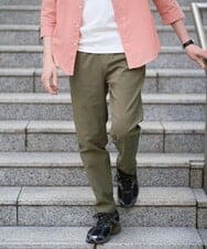 KHLGD37054 a.v.v MEN(アー・ヴェ・ヴェ) 人気のベーシック【 WEB限定 】スーパーストレッチ セミワイドパンツ（シーズンレス） カーキ