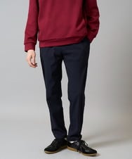 KHLGD37054 a.v.v MEN(アー・ヴェ・ヴェ) 人気のベーシック【 WEB限定 】スーパーストレッチ セミワイドパンツ（シーズンレス） ネイビー