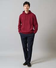 KHLGD37054 a.v.v MEN(アー・ヴェ・ヴェ) 人気のベーシック【 WEB限定 】スーパーストレッチ セミワイドパンツ（シーズンレス） ネイビー