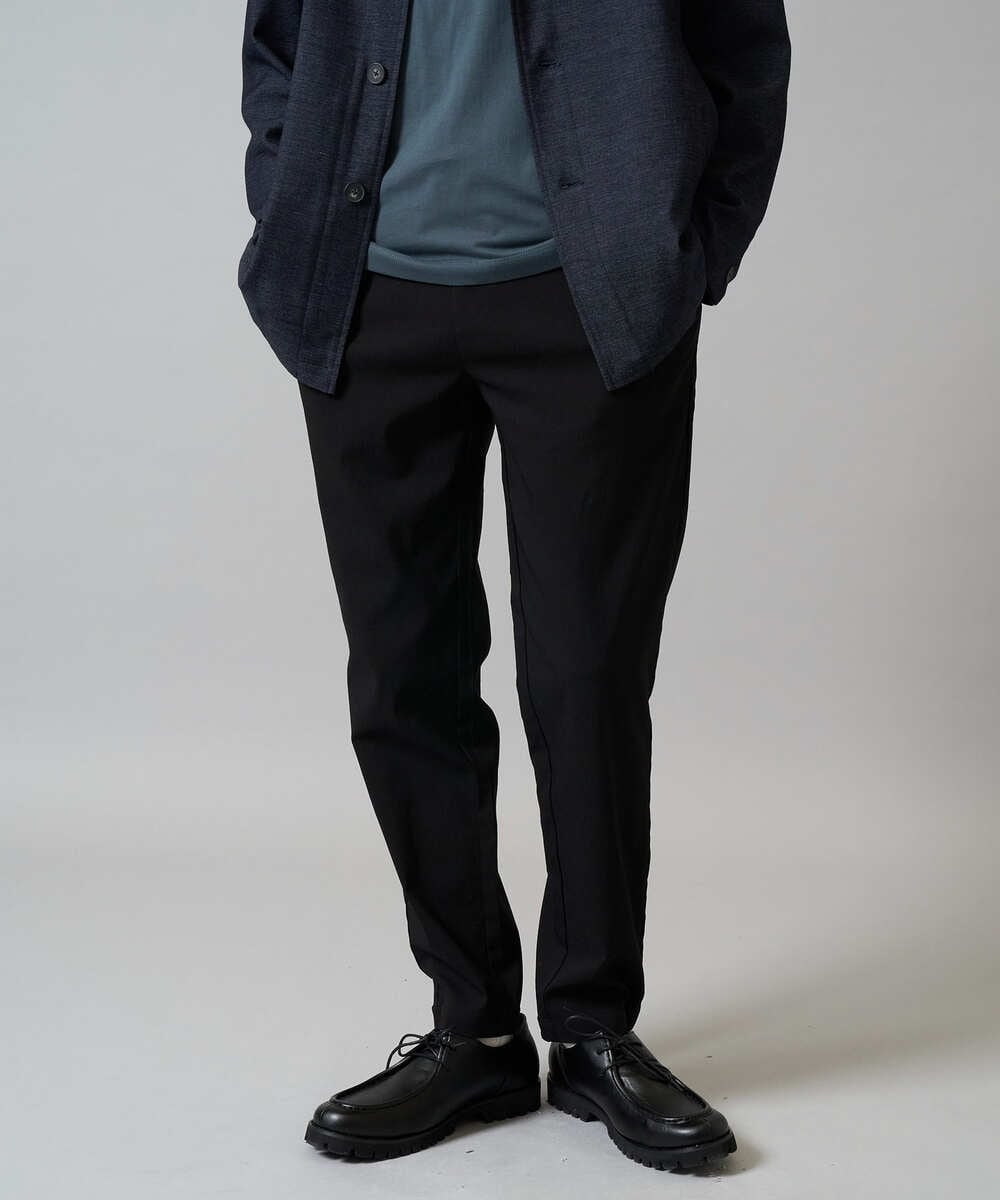 KHLGD37054 a.v.v MEN(アー・ヴェ・ヴェ) 人気のベーシック【 WEB限定 】スーパーストレッチ セミワイドパンツ（シーズンレス） ブラック