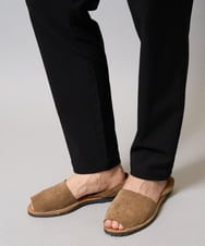 KHLGD37054 a.v.v MEN(アー・ヴェ・ヴェ) 人気のベーシック【 WEB限定 】スーパーストレッチ セミワイドパンツ（シーズンレス） ブラック