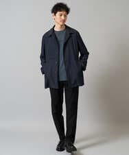 KHLGD37054 a.v.v MEN(アー・ヴェ・ヴェ) 人気のベーシック【 WEB限定 】スーパーストレッチ セミワイドパンツ（シーズンレス） ブラック