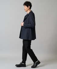 KHLGD37054 a.v.v MEN(アー・ヴェ・ヴェ) 人気のベーシック【 WEB限定 】スーパーストレッチ セミワイドパンツ（シーズンレス） ブラック