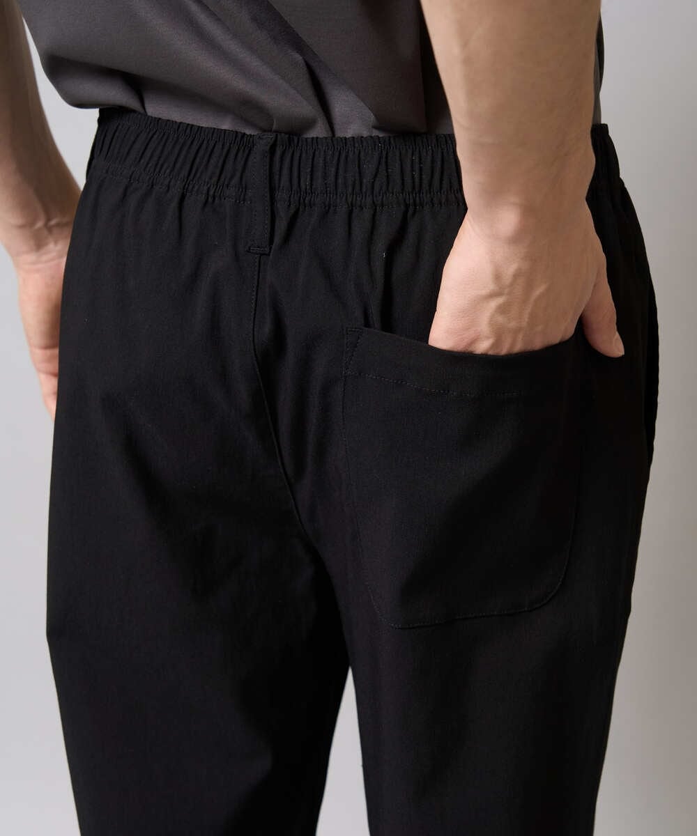 KHLGD37054 a.v.v MEN(アー・ヴェ・ヴェ) 人気のベーシック【 WEB限定 】スーパーストレッチ セミワイドパンツ（シーズンレス） ブラック