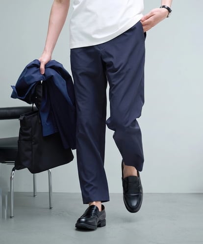KHLGD77064  【新色追加&再入荷】<接触冷感/遮熱/吸水速乾/UVカット/ストレッチ>リライトセミルーズアンクルパンツ【イージーケア/洗濯機で洗える】