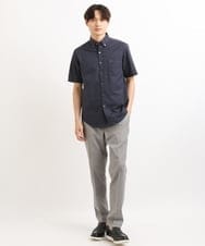KHLGS30059 a.v.v MEN(アー・ヴェ・ヴェ) 【軽撥水/接触冷感】スマートスラックス（アンクル丈） ブルー