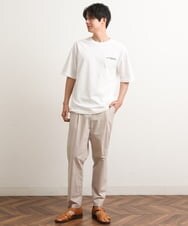 KHLGS32059 a.v.v MEN(アー・ヴェ・ヴェ) 【接触冷感/ストレッチ】アーバンタックパンツ（クールライトシリーズ） ベージュ