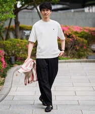 KHLHD46069 a.v.v MEN(アー・ヴェ・ヴェ) 〈遮熱 / 接触冷感 / 吸水速乾〉バルーンシルエットパンツ 【イージーケア / 洗濯機で洗える】 ブラック