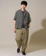 KHLHD46069 a.v.v MEN(アー・ヴェ・ヴェ) 〈遮熱 / 接触冷感 / 吸水速乾〉バルーンシルエットパンツ 【イージーケア / 洗濯機で洗える】 ブラック