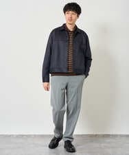 KHLJD51069 a.v.v MEN(アー・ヴェ・ヴェ) 【イージーケア/洗濯機で洗える/4WAYストレッチ】4WAYツイルストレッチスラックス ダークグレー