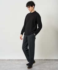 KHLJD51069 a.v.v MEN(アー・ヴェ・ヴェ) 【イージーケア/洗濯機で洗える/4WAYストレッチ】4WAYツイルストレッチスラックス ダークグレー