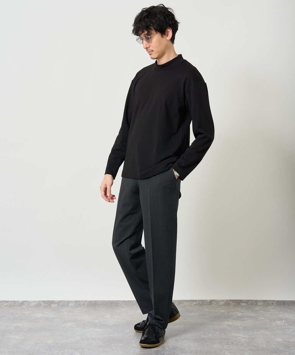 KHLJD51069 a.v.v MEN(アー・ヴェ・ヴェ) 【イージーケア/洗濯機で洗える/4WAYストレッチ】4WAYツイルストレッチスラックス ダークグレー